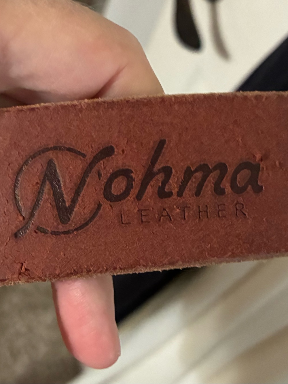 Men's Brown Leather Belt - Classic Casual Style